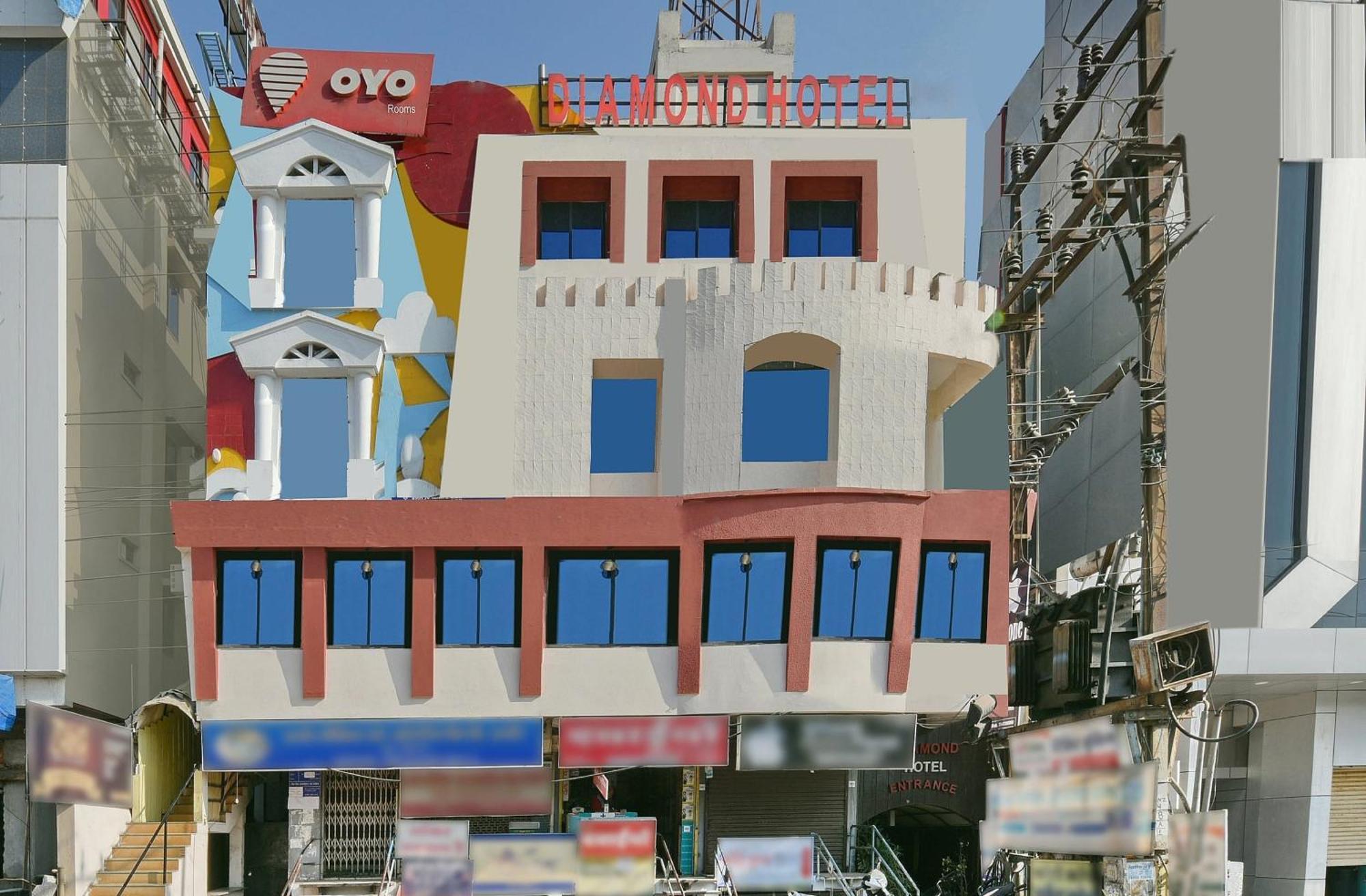 Collection O 1538 Hotel Diamond&Residences Indore Exterior foto
